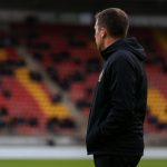 Fred Vanderbiest langs de zijlijn bij KV Mechelen