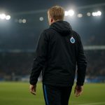Ivan Leko coacht Club Brugge langs de zijlijn richting het duel met Olympique Marseille
