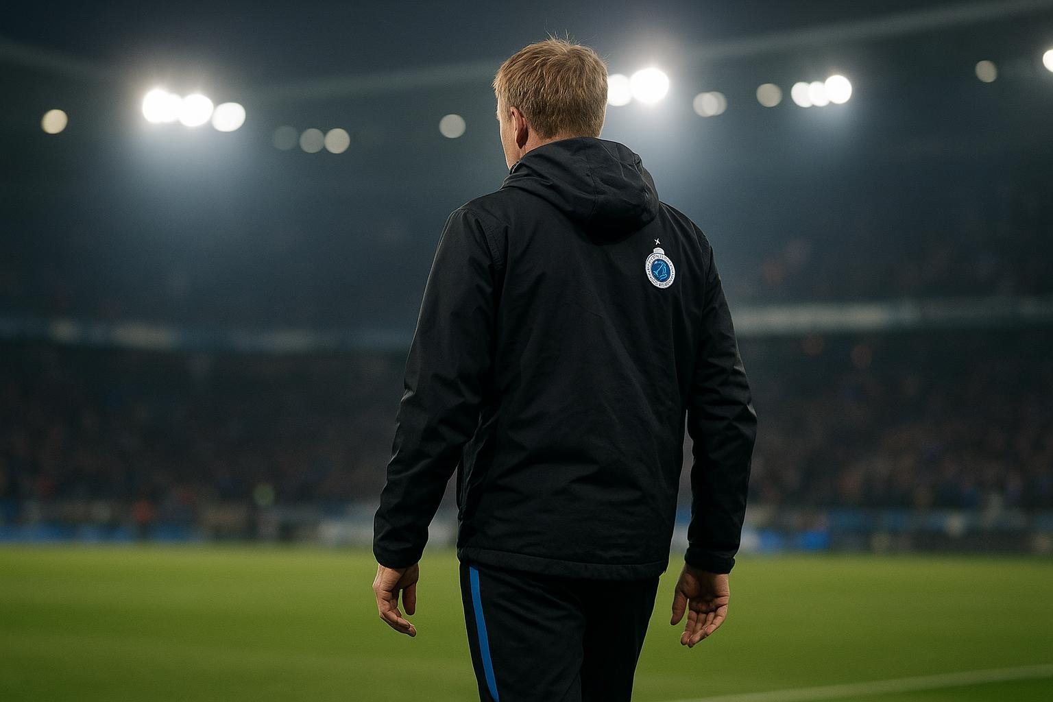 Ivan Leko coacht Club Brugge langs de zijlijn richting het duel met Olympique Marseille