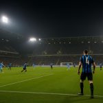 Sfeerbeeld in het Jan Breydelstadion rond een Europese match van Club Brugge