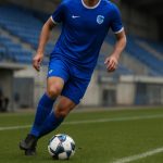 Yaimar Medina van KRC Genk in duel tijdens een wedstrijd