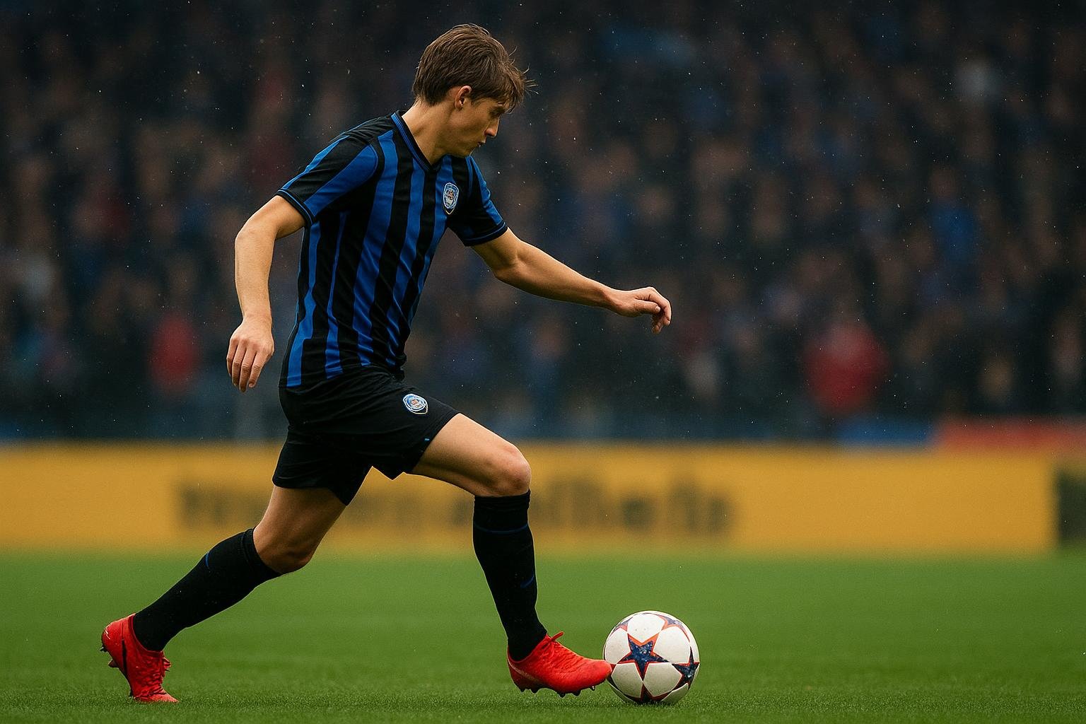 Charles De Ketelaere in actie bij Atalanta tijdens een Serie A-wedstrijd