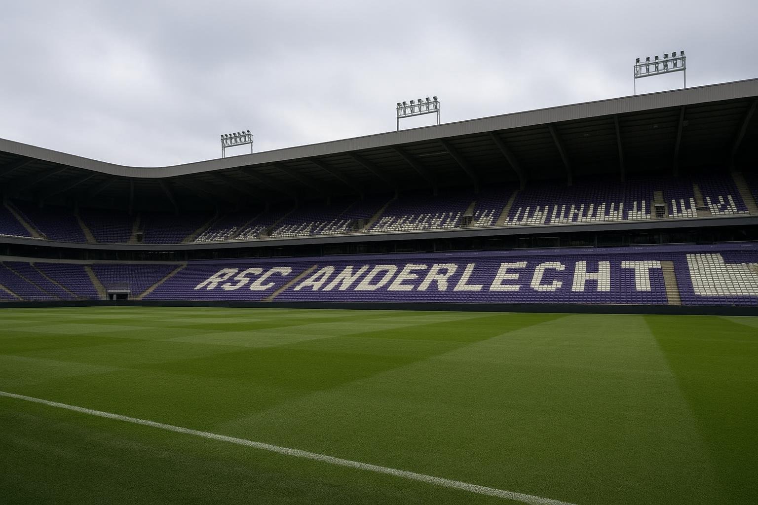 Sfeerbeeld rond het Lotto Park van RSC Anderlecht