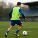 Kos Karetsas van KRC Genk tijdens een trainingsmoment op het veld
