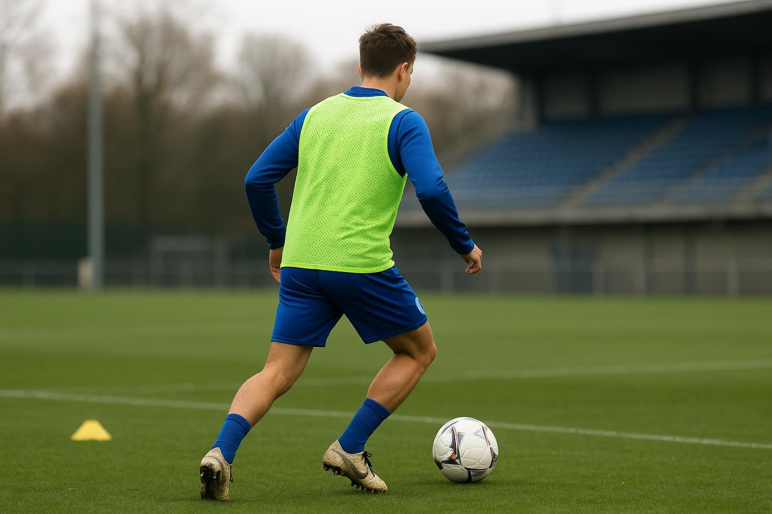 Kos Karetsas van KRC Genk tijdens een trainingsmoment op het veld