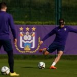 Training van RSC Anderlecht tijdens winterstage in Spanje