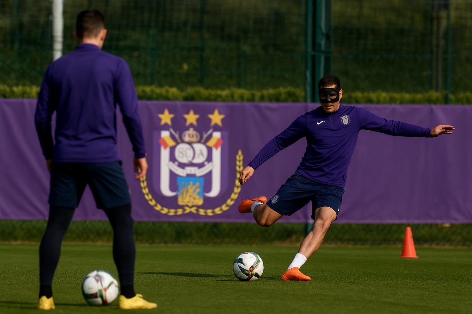 Training van RSC Anderlecht tijdens winterstage in Spanje