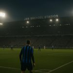 Sfeerbeeld in het Jan Breydelstadion tijdens Club Brugge tegen Olympique Marseille