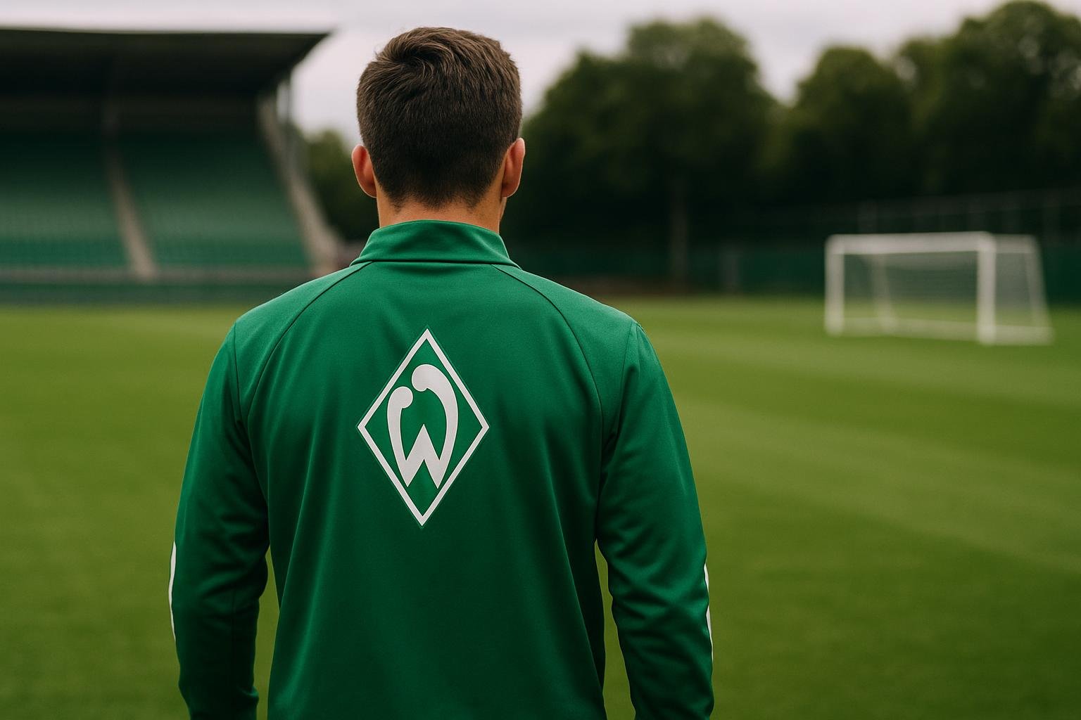 Olivier Deman in trainingscontext bij Werder Bremen