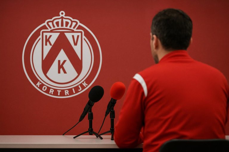 Sfeerbeeld rond KV Kortrijk na de match tegen Club NXT in de Challenger Pro League