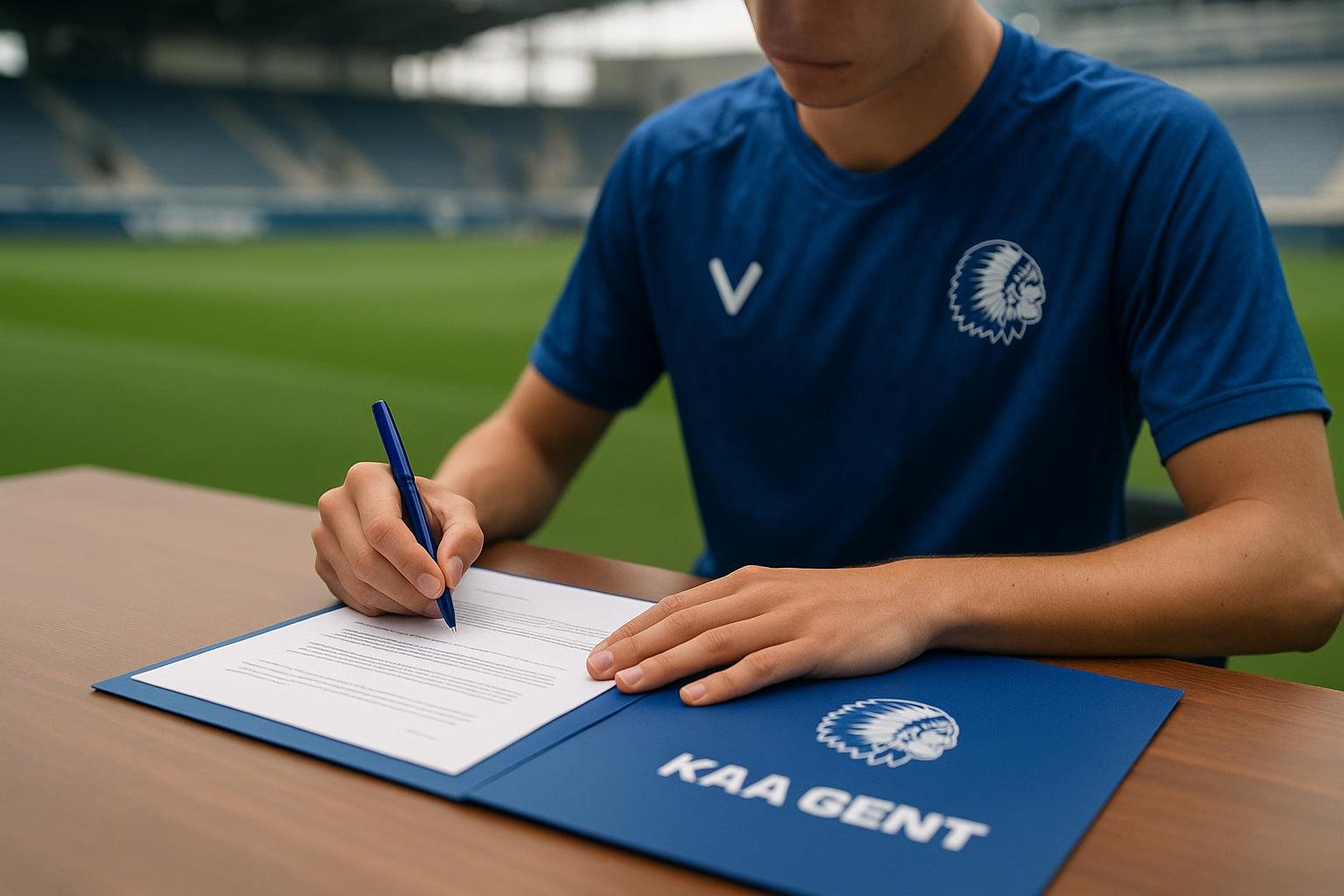 KAA Gent verlengt het contract van Tibe De Vlieger tot 2030
