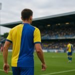 Spelers van KVC Westerlo vieren samen een doelpunt tijdens een wedstrijd