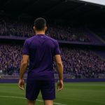 Sfeerbeeld van supporters in het stadion van Beerschot op het Kiel