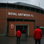 Sfeerbeeld rond het Bosuilstadion van Royal Antwerp FC