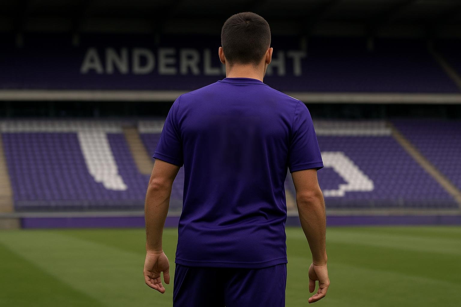 Majeed Ashimeru van RSC Anderlecht tijdens een trainingsmoment