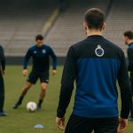 Spelers van Club Brugge op training in aanloop naar de wintermercato-deadline
