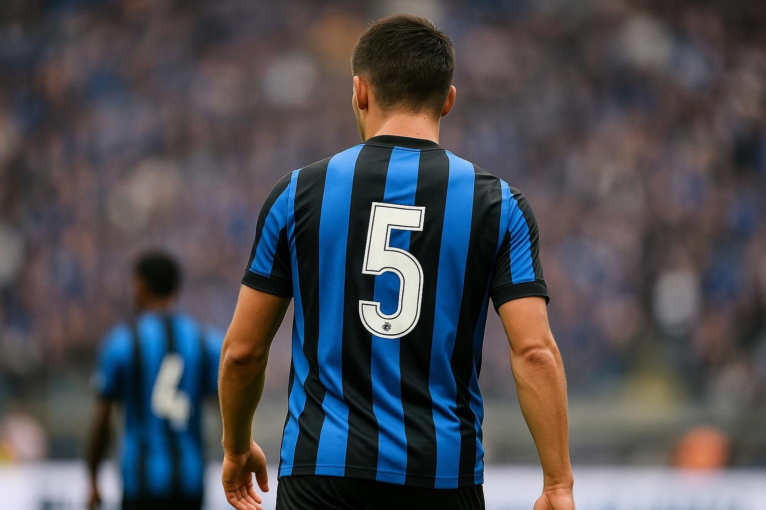 Aleksandar Stankovic viert met ploegmaats van Club Brugge na een Europese wedstrijd