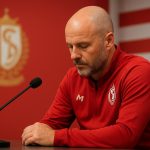 Vincent Euvrard tijdens een persmoment bij Standard Luik
