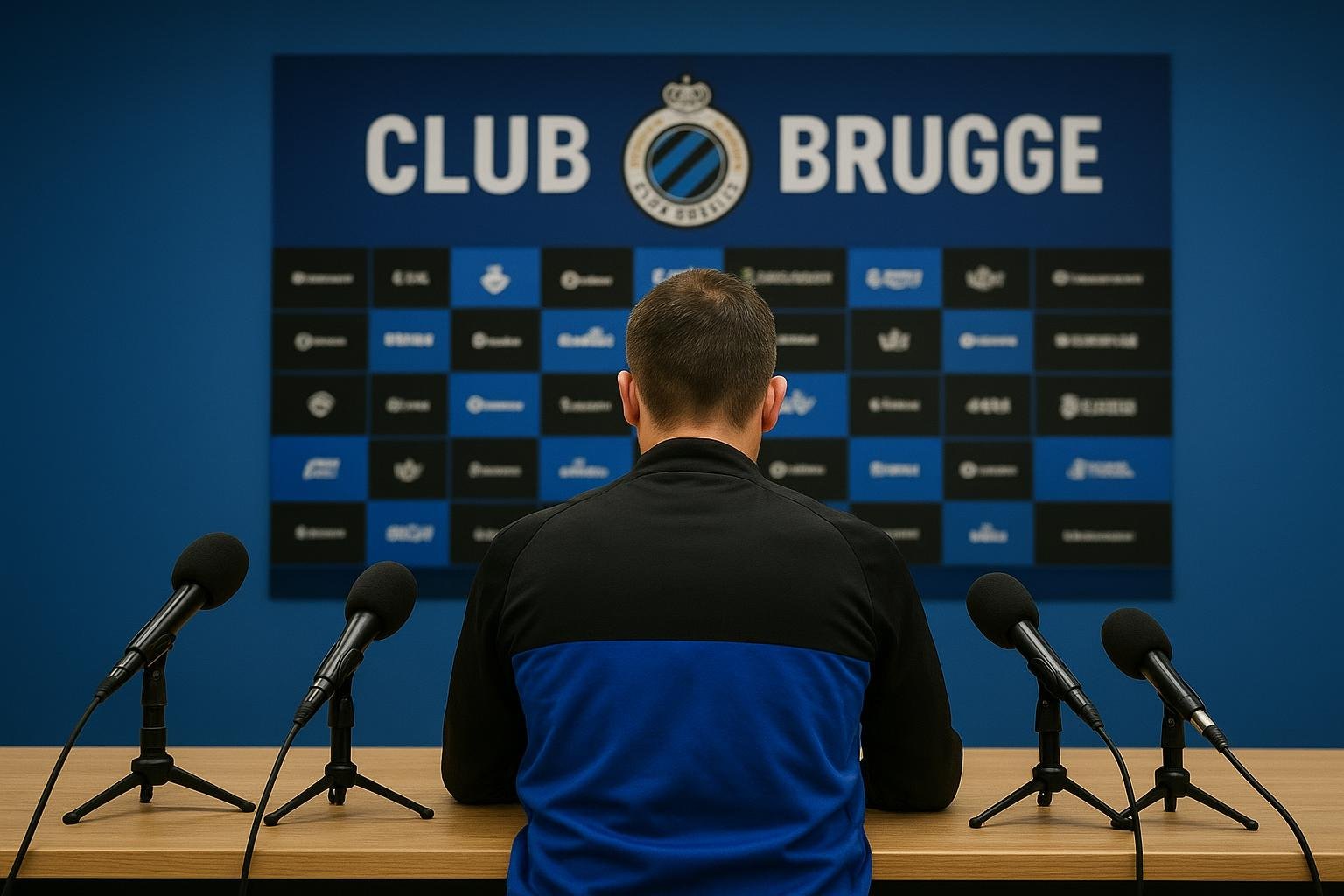 Ivan Leko tijdens een persmoment bij Club Brugge in de wintermercato