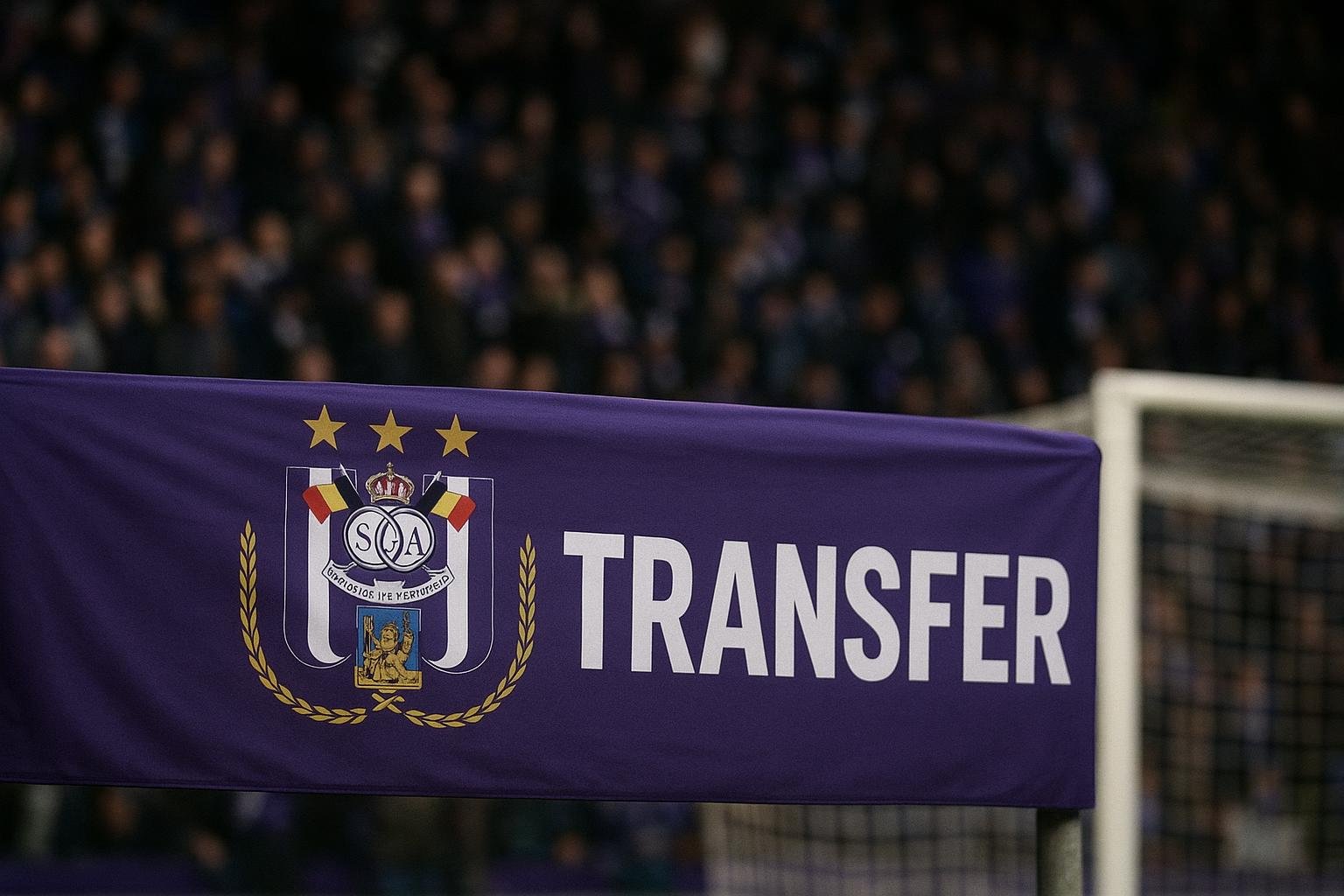 Abstract beeld van transferonzekerheid bij RSC Anderlecht