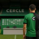 Sfeershot rond het stadion van Cercle Brugge in transfersfeer, zonder herkenbare gezichten