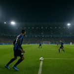 Sfeerbeeld in het Jan Breydelstadion tijdens een Europese avond van Club Brugge