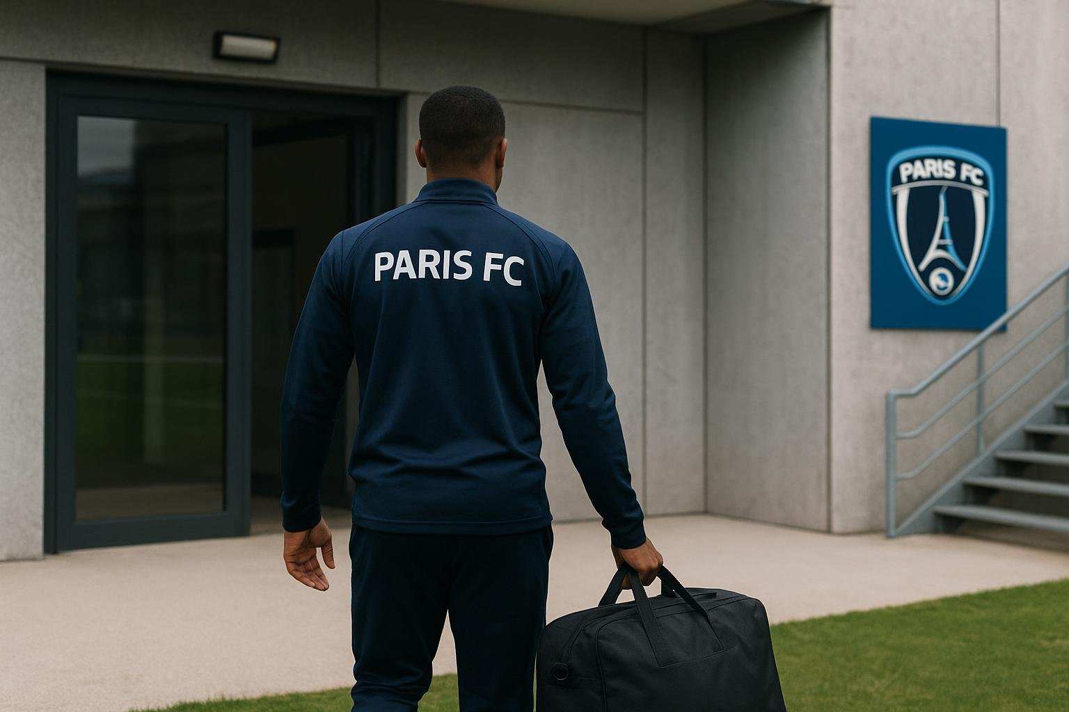 Ciro Immobile in een transfercontext in Parijs, met focus op de laatste stappen richting voorstelling bij Paris FC.