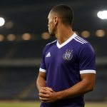 Thorgan Hazard in actie voor RSC Anderlecht tijdens een wedstrijd