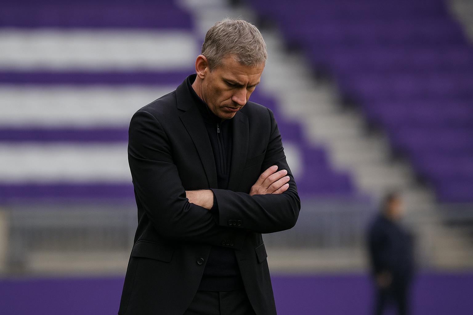 Olivier Renard in een Anderlecht-context, zonder herkenbare gezichten.