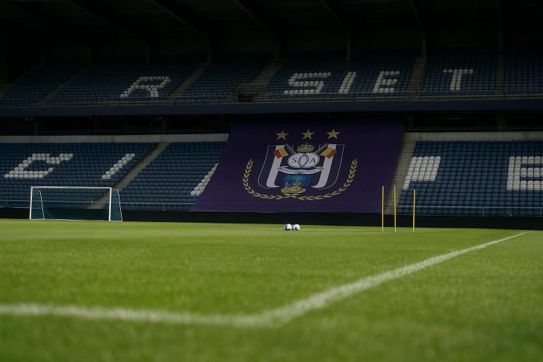 Abstracte trainingsvoorbereiding van RSC Anderlecht in Spanje