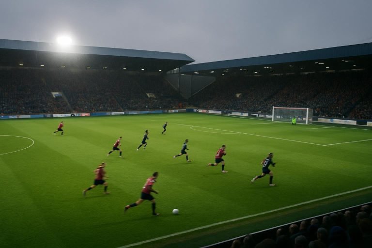 FCV Dender in actie tijdens een wedstrijd in de Jupiler Pro League
