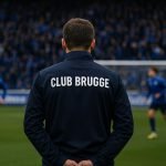 Abstract beeld van Club Brugge tijdens een trainingsmoment