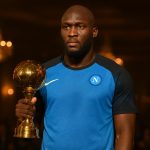 Romelu Lukaku tijdens een moment rond de uitreiking van Beste Belg in het Buitenland op het gala in Middelkerke.
