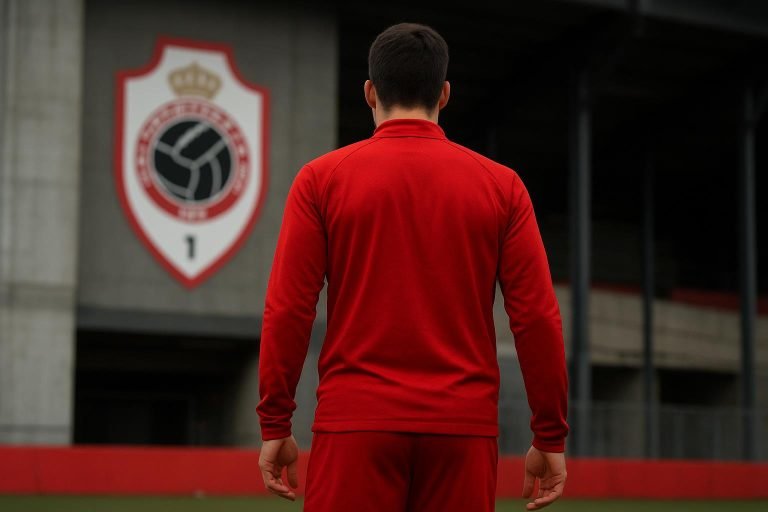 Sfeerbeeld rond een mogelijke transfer van Zeno Van den Bosch bij Royal Antwerp FC