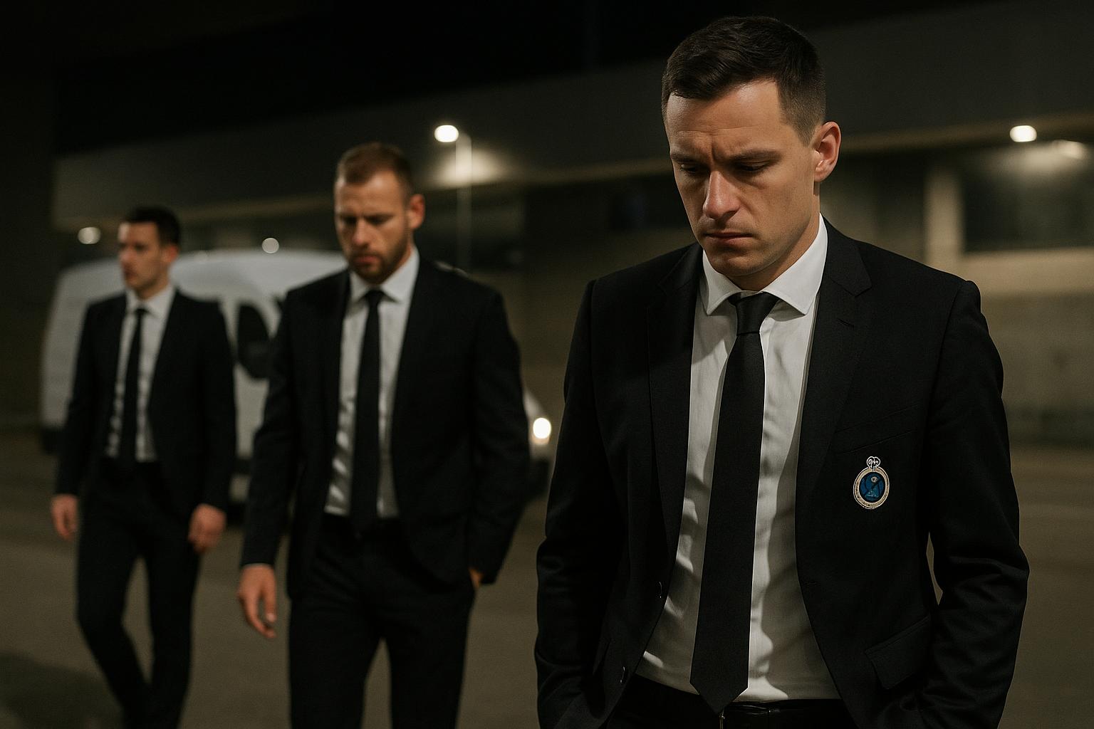 Teleurstelling bij de delegatie van Club Brugge na de uitreiking van de Gouden Schoen in Middelkerke