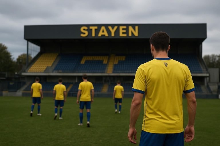 Sfeerbeeld rond het stadion van STVV op Stayen in transfersfeer