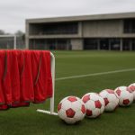 Sfeerbeeld van een training bij Standard tijdens de wintermercato, zonder herkenbare gezichten