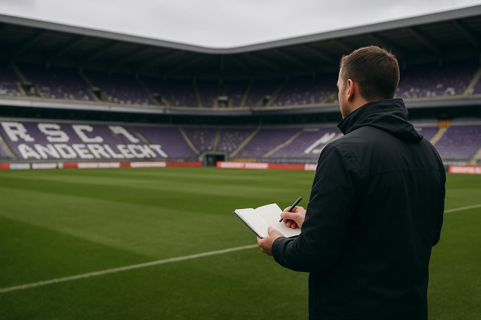 Olivier Renard van RSC Anderlecht tijdens de wintermercato