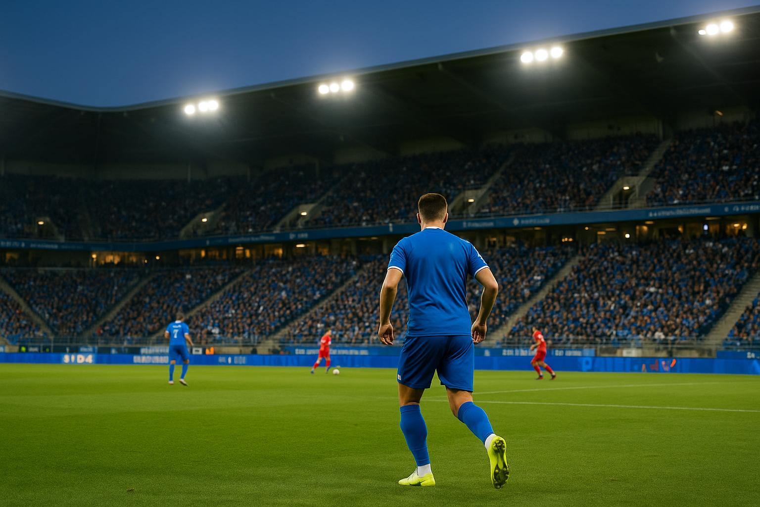Sfeerbeeld in en rond het stadion van KRC Genk tijdens een wedstrijdmoment in de Jupiler Pro League.