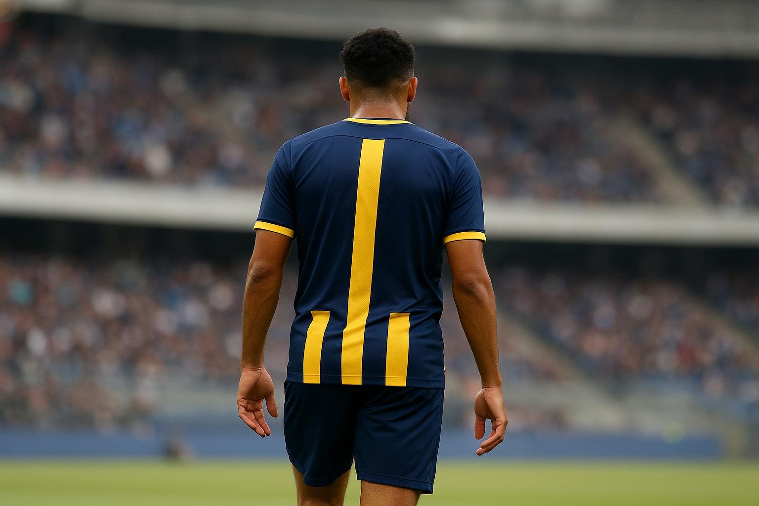 Sofiane Boufal in een wedstrijdcontext, gelinkt aan zijn vertrek bij Union en een nakende overstap naar Le Havre.