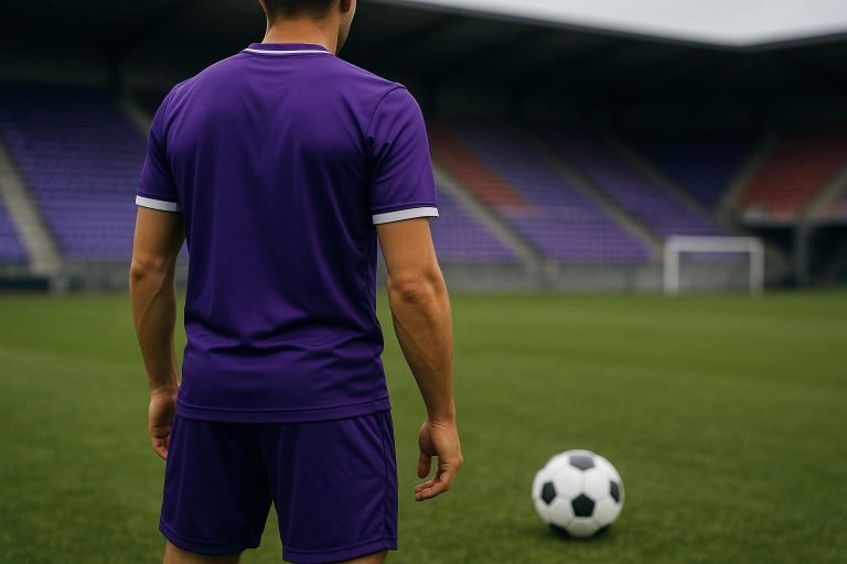 Sfeerbeeld bij een transferdossier tussen Beerschot en Club NXT, met focus op een linksachterpositie zonder herkenbare gezichten.
