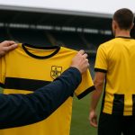Martin Hongla in een neutrale setting rond zijn transfer naar Aris Saloniki