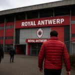 Marc Overmars van Royal Antwerp FC tijdens een moment rond de wintermercato