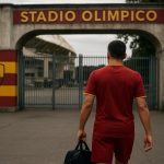 Transfercontext rond AS Roma aan het Stadio Olimpico zonder herkenbare gezichten