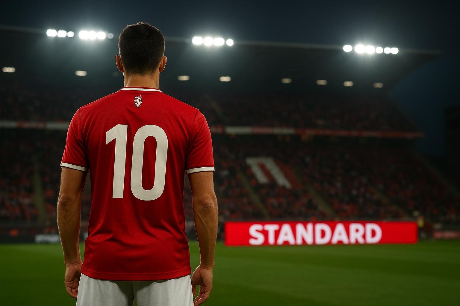 Sfeerbeeld rond het stadion van Standard Luik tijdens de transferperiode
