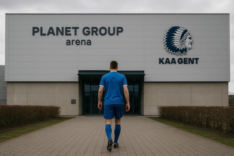 Omgeving van de Planet Group arena van KAA Gent in transfercontext