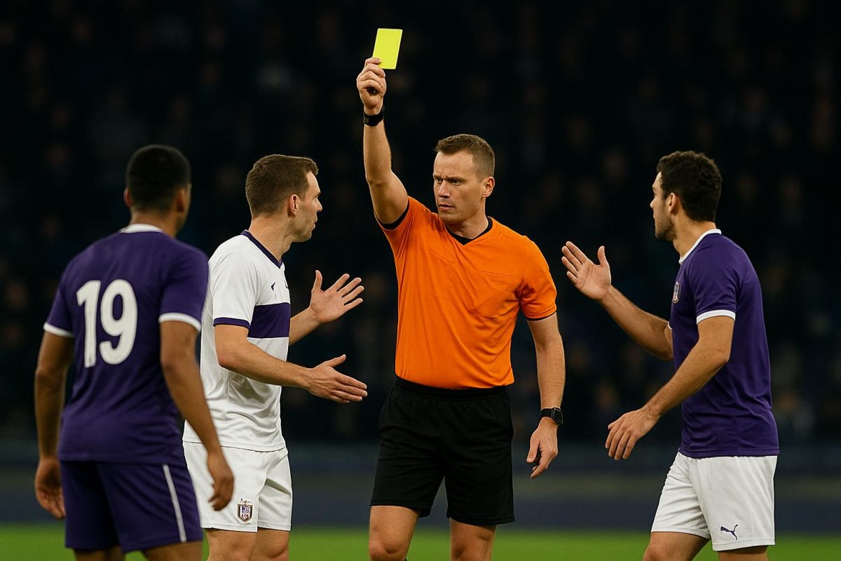 Discussie rond een kaartmoment tijdens Anderlecht tegen KAA Gent in de Croky Cup
