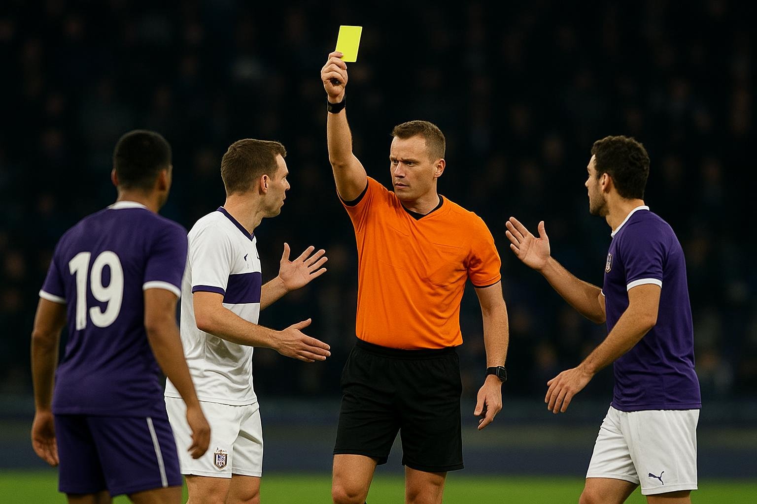 Discussie rond een kaartmoment tijdens Anderlecht tegen KAA Gent in de Croky Cup