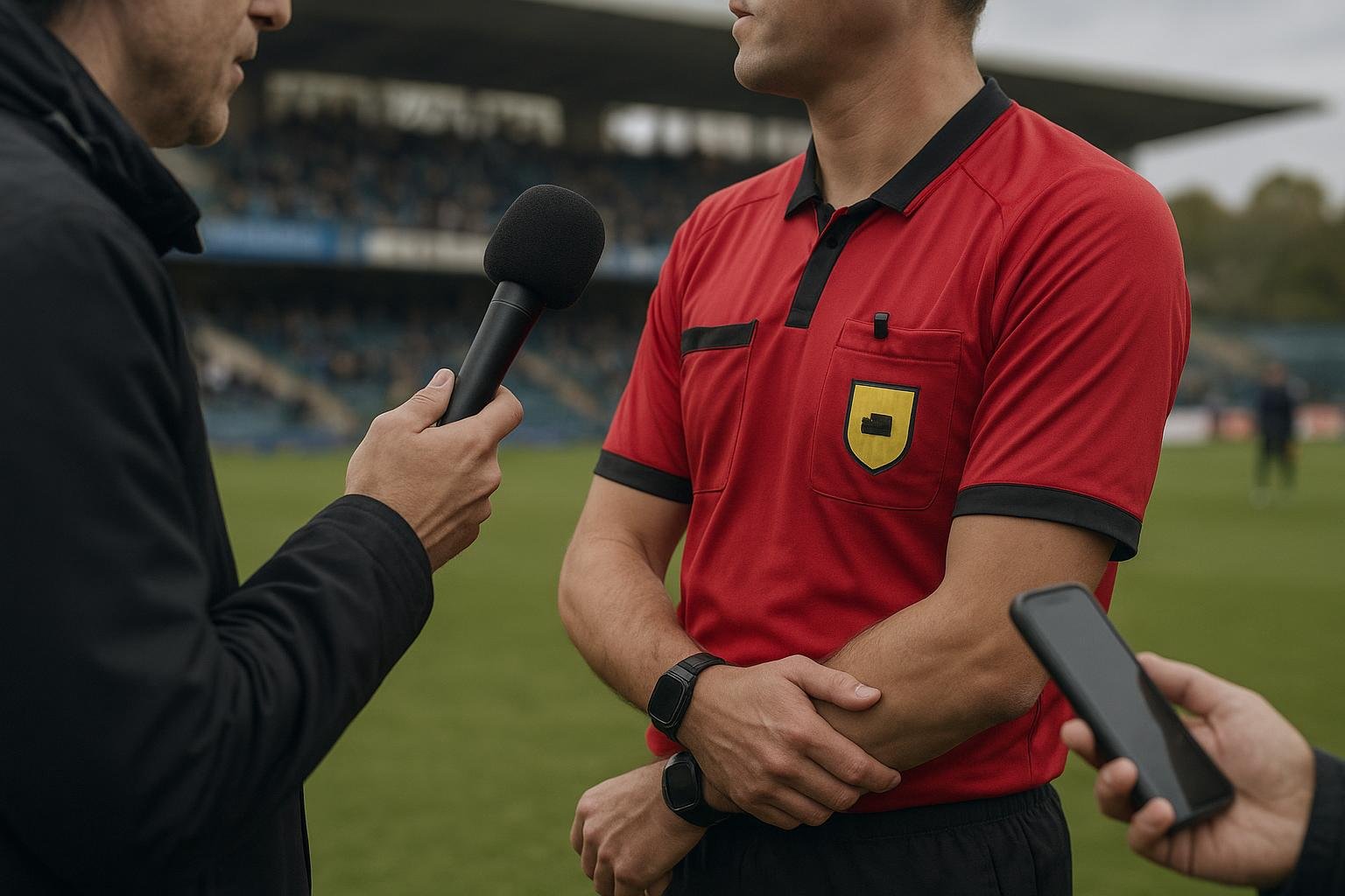 Jonathan Lardot geeft uitleg over een discutabele fase met scheidsrechterlijke beslissing in de Croky Cup