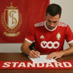 Teddy Teuma in verband met zijn officiële overstap naar Standard